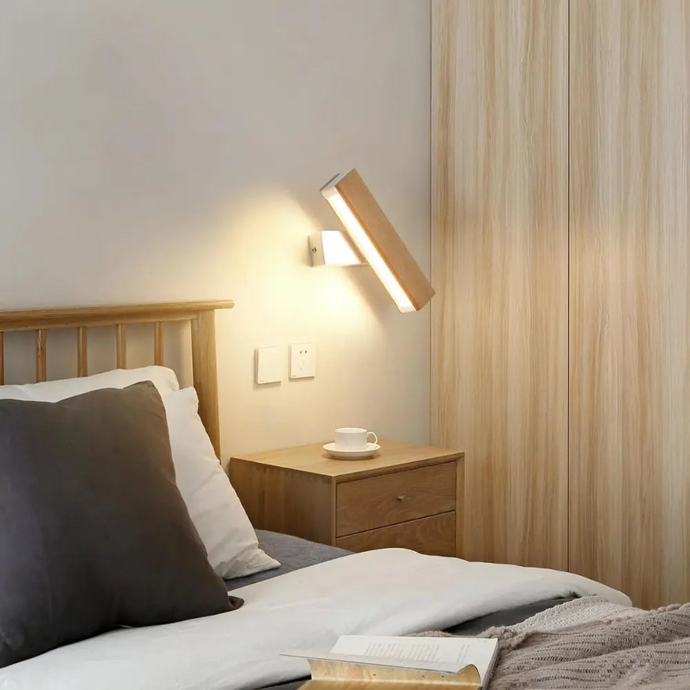 The ORLUNE HOME Rotating Nordic LED Wall Light adds modern, adjustable illumination and warmth.