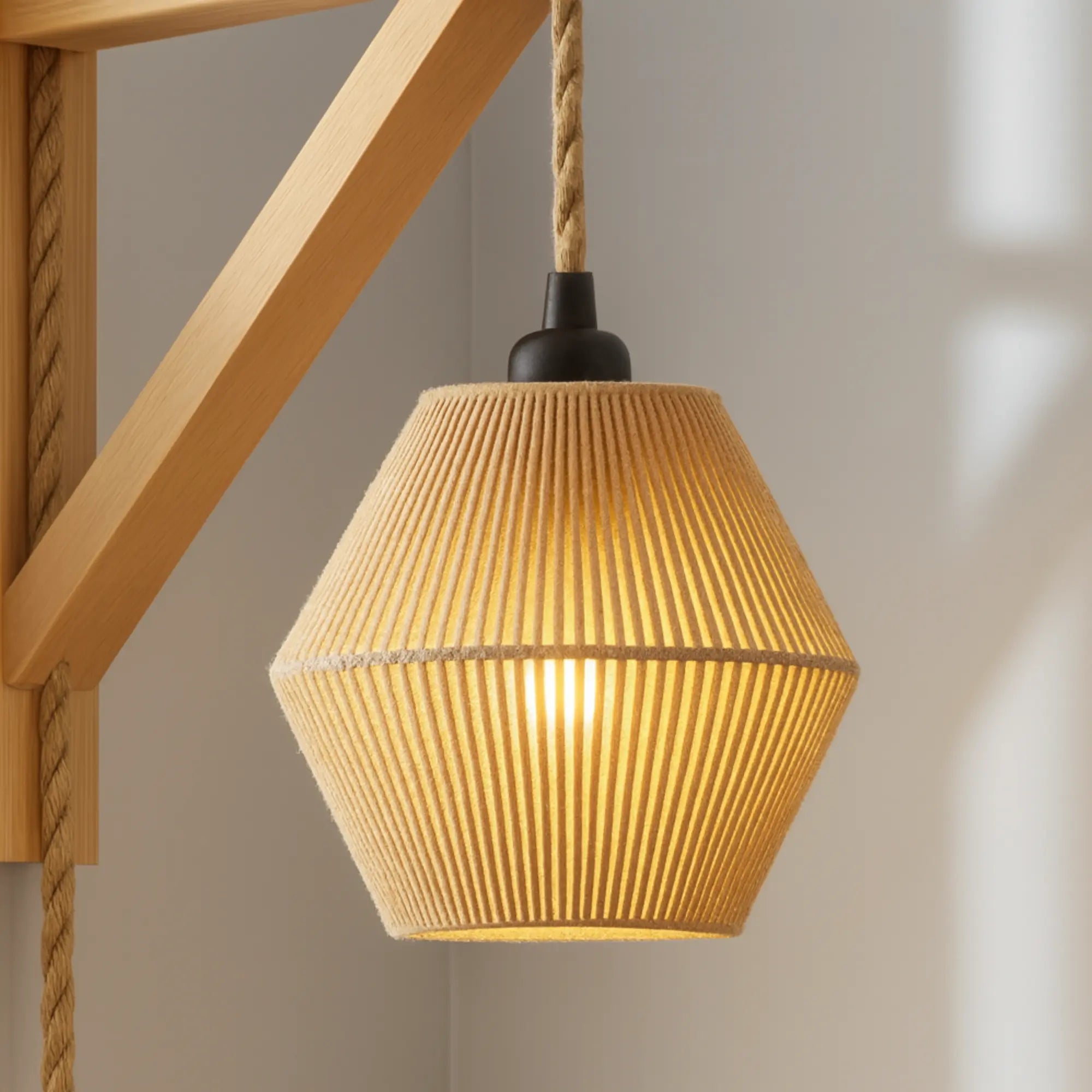 The ORLUNE HOME wall light softly illuminates interiors with its warm, textured glow.