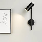 Warm LED sconce casts soft, focused light—perfect for accenting art or creating mood.