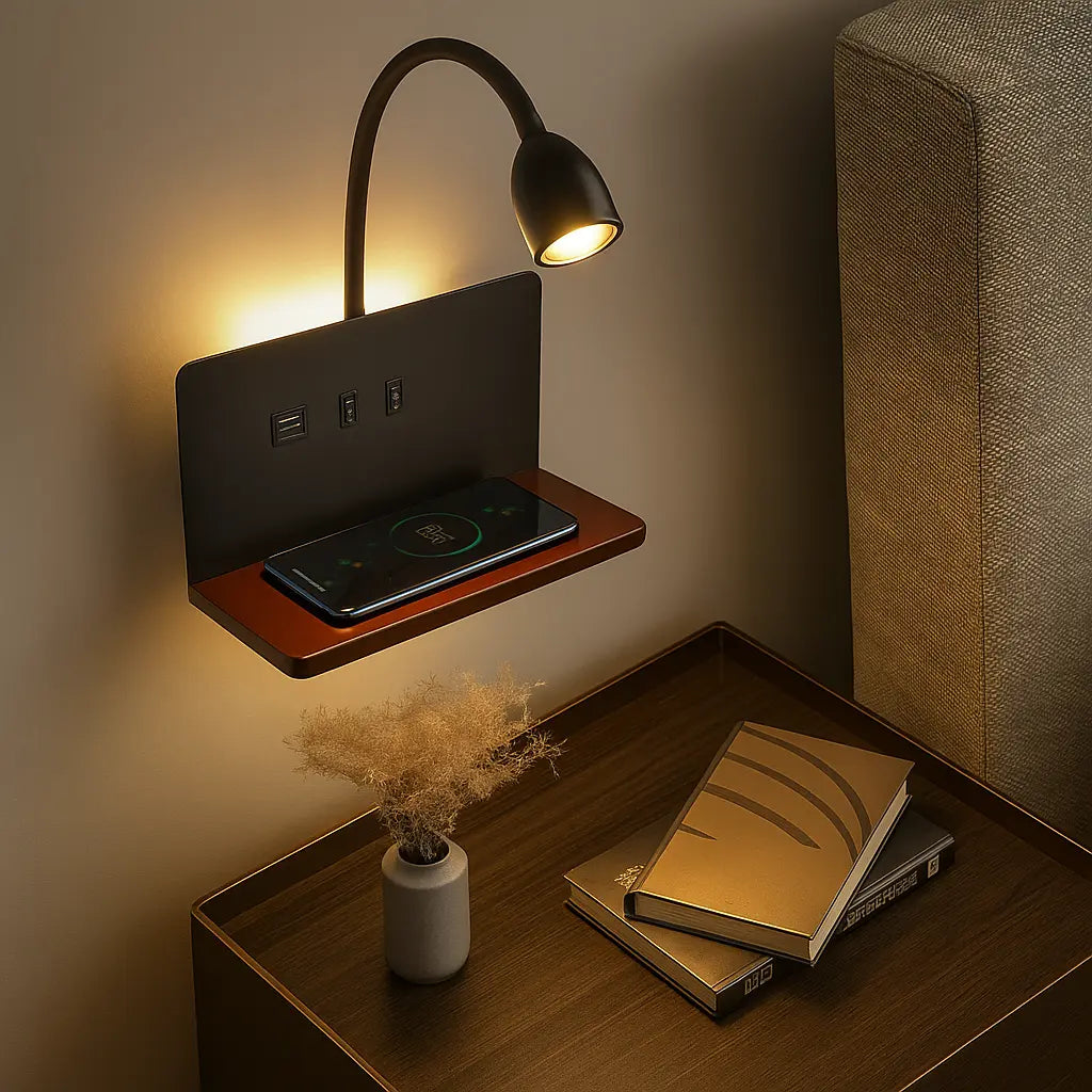The ORLUNE HOME LED Wall Light offers bright, modern lighting with a sleek wall-mounted design.
