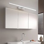 Modern LED Bathroom Wall Light IP44 mounted above mirror, casting bright, even illumination.