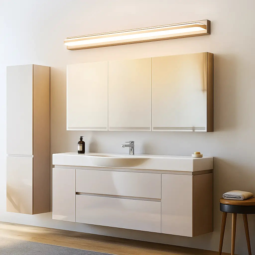 LUMINAIRE MAISON applique murale LED, métal peint et abat-jour acrylique, éclairage moderne.