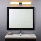 LUMINAIRE MAISON applique murale LED étanche en acrylique blanc, parfaite pour miroir.