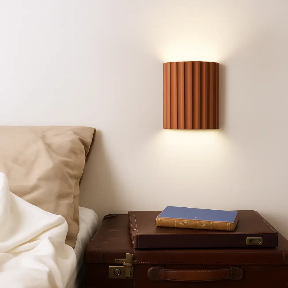 The ORLUNE HOME LED Wall Light creates a cozy, warm glow with indirect illumination.