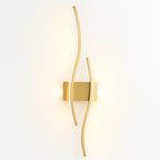 Soft LED wave bars emit a gentle, modern glow perfect for ambient lighting.