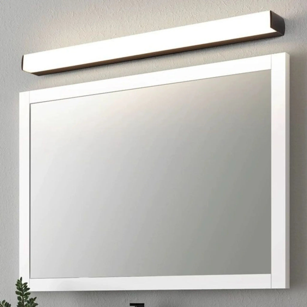 Applique murale LED linéaire noire argent, design moderne, plusieurs tailles disponibles.