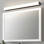 Applique murale LED linéaire noire argent, design moderne, plusieurs tailles disponibles.