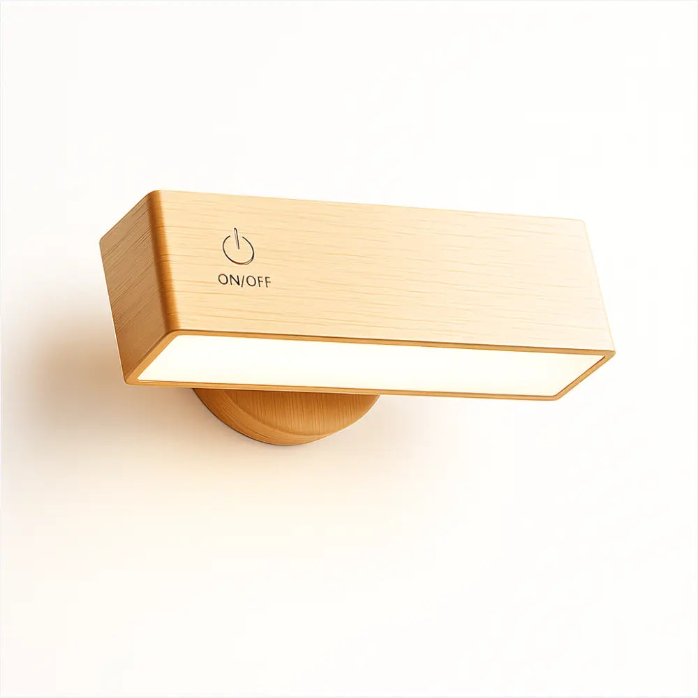 Experience modern lighting with this USB LED wall light and illuminated front panel.