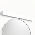 Luminaire mural LED design linéaire noir argent, éclairage moderne, plusieurs tailles disponibles.