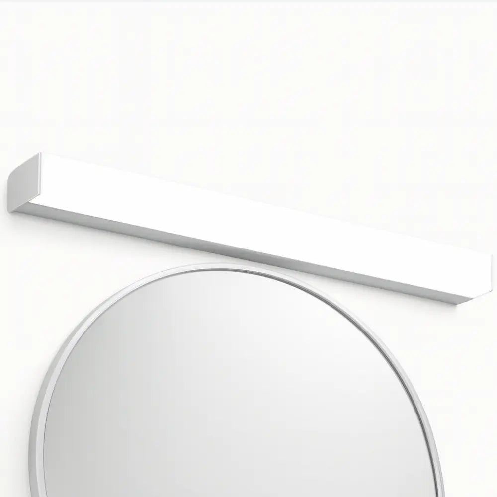 Luminaire mural LED design linéaire noir argent, éclairage moderne, plusieurs tailles disponibles.
