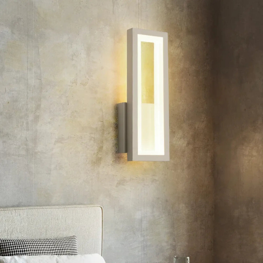 The ORLUNE HOME Modern LED Wall Light casts elegant, minimalist illumination with subtle flair.