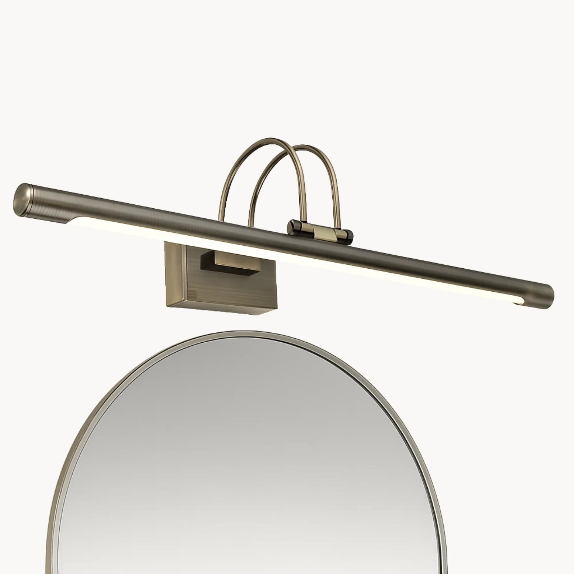 Applique murale LED design, disponible en bronze, or, chrome, 41 ou 55 cm.