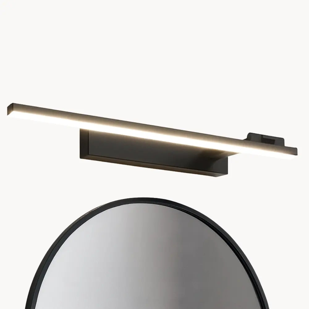 Applique murale LED noire ou blanche, design linéaire orientable, style moderne minimaliste.