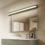 Highlighting the ORLUNE HOME Modern LED Wall Light’s black brushed aluminum elegance.
