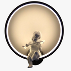 Soft, warm accent lighting glows from an angelic LED wall fixture with a luminous halo.