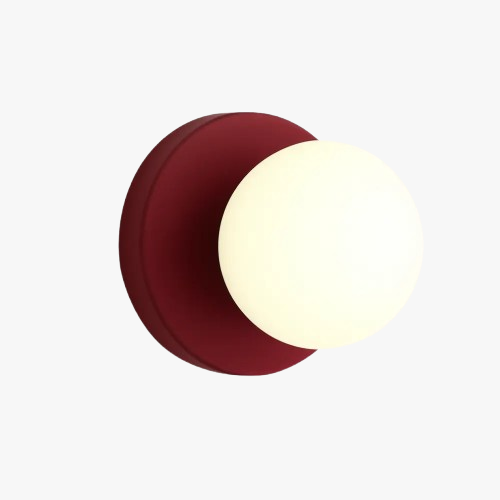 Elevate your space with soft, ambient light from this opal glass wall lamp.
