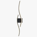 Experience beautiful, modern illumination with sleek, curved LED bars for contemporary lighting.