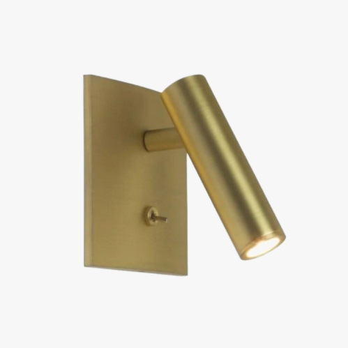 Modern industrial wall light offers adjustable, focused LED illumination with sleek style.