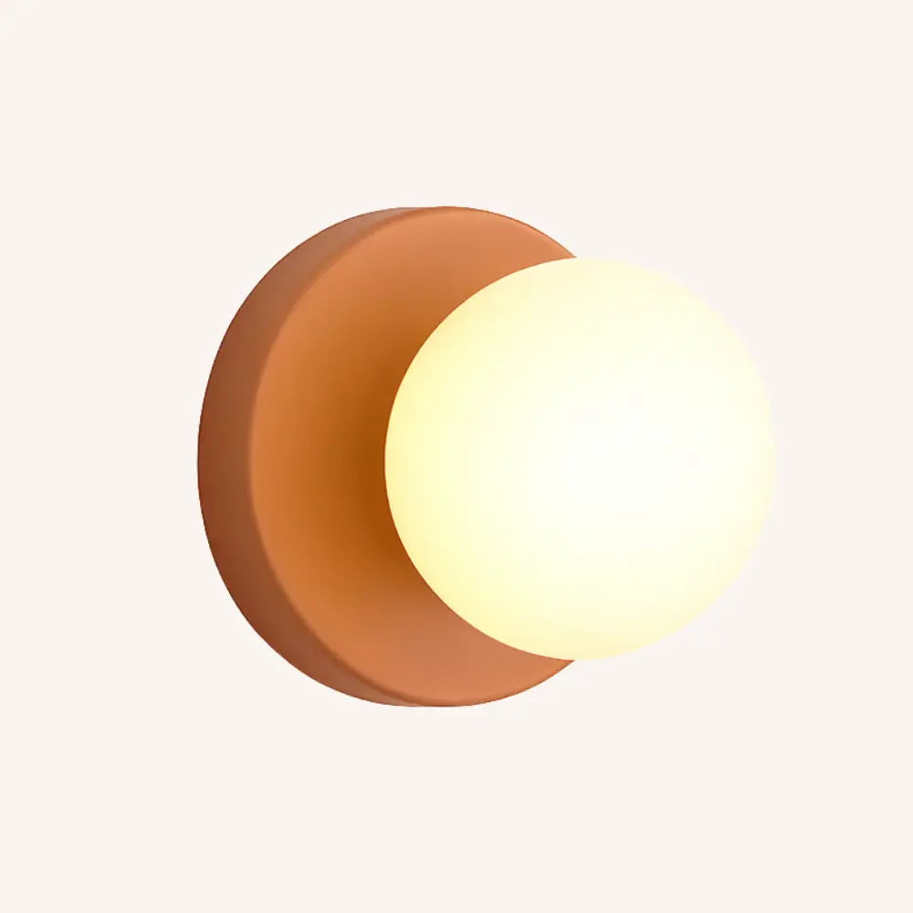 Soft, glowing LED light through opal glass creates a warm, minimalist ambiance.