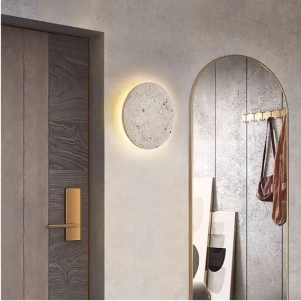 Sleek ORLUNE HOME Artistic LED Wall Light transforms the hallway with modern, elegant illumination.