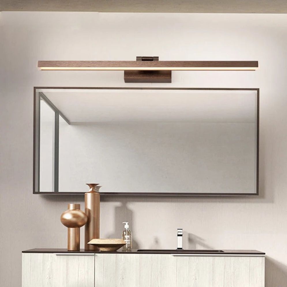 The ORLUNE HOME Rectangular LED Wall Light offers elegant, modern bathroom illumination.