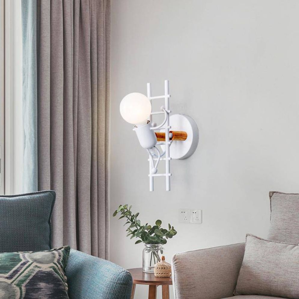The ORLUNE HOME Retro Robot Wall Light adds brilliant, modern LED illumination to any space.