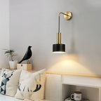 The ORLUNE HOME Industrial Gold Wall Lamp creates warm, inviting accent lighting.
