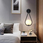 ORLUNE HOME Golden or Black Moon Shaped LED Wall Light offers elegant, modern illumination.