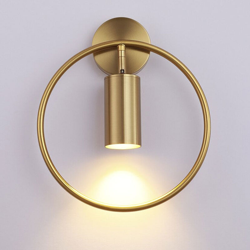 Bring rooms to life with warm, adjustable LED lighting from this sleek, circular wall fixture.