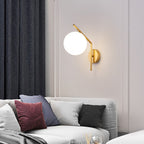 The ORLUNE HOME Moon Design LED Wall Light provides striking, modern illumination throughout the space.