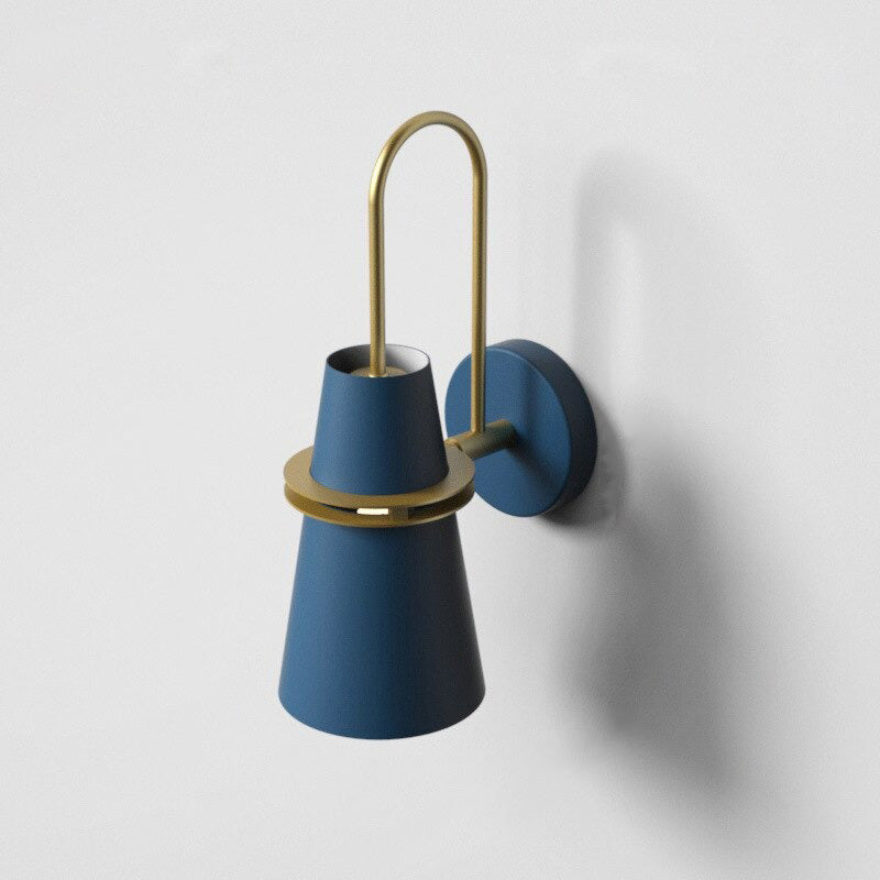 This LED wall light offers modern elegance and soft, focused illumination for your home.