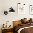 The ORLUNE HOME Retro wall light bathes the room in a warm, inviting glow.