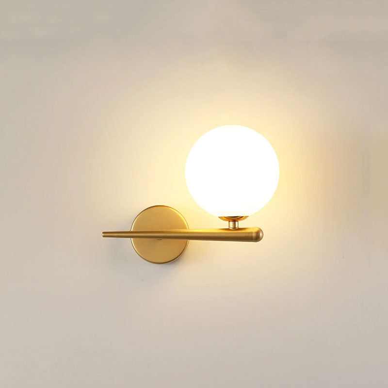 Radiate warmth with this gold moon LED wall light’s soft, ambient illumination.