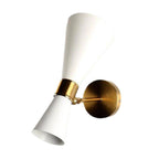 Modern LED wall light with black chrome round base, perfect for chic, focused illumination.