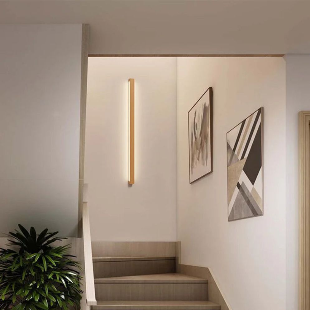 The ORLUNE HOME Modern Adjustable LED Wooden Wall Light provides sleek, contemporary illumination.