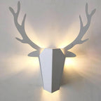 Soft, warm backlight from LED deer head wall light creates a gentle, soothing ambiance.