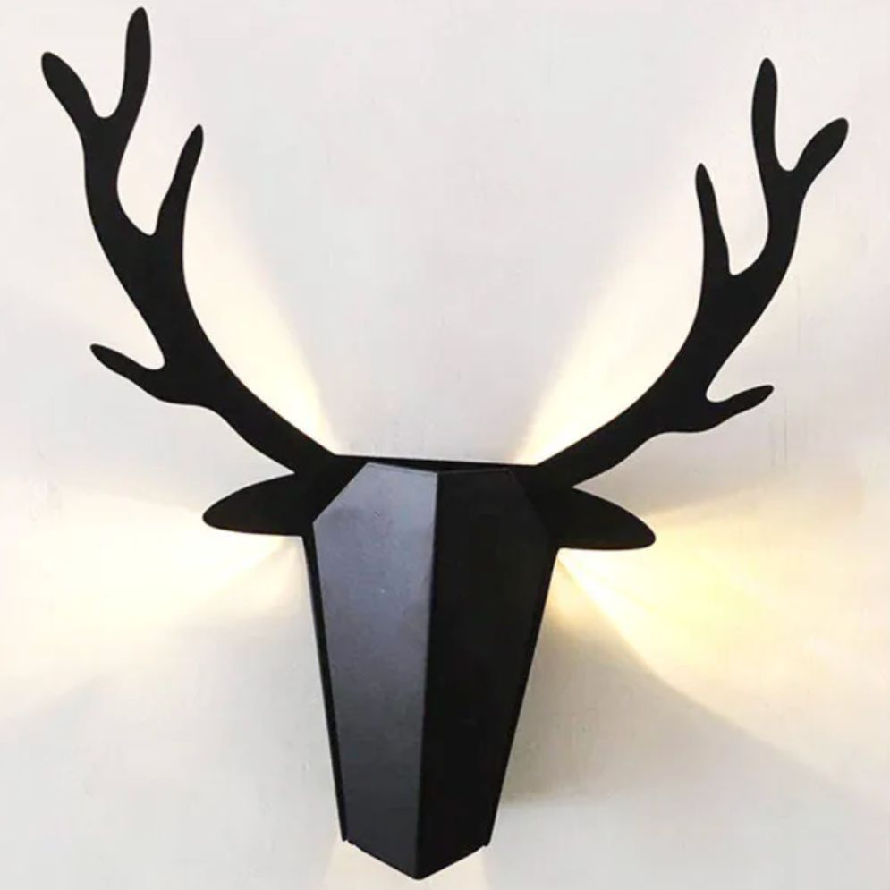 Soft LED backlighting creates a gentle glow and artistic silhouette on your wall.