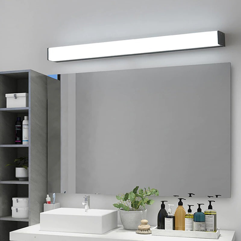 Experience sleek, adjustable LED lighting with the ORLUNE HOME Modern Black Chrome Wall Light.