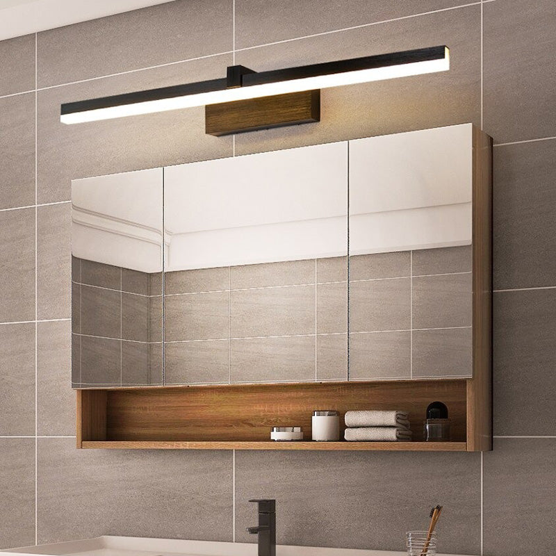 The ORLUNE HOME Brushed Aluminum LED Wall Light provides sleek, modern bathroom illumination.