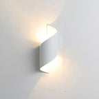 Soft, artistic LED lighting highlights your space with gentle up-and-down illumination.