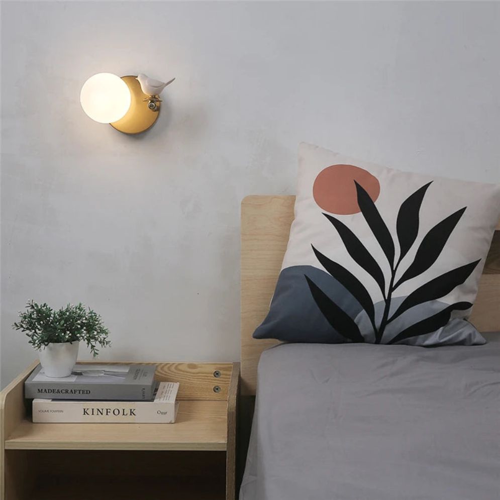 The ORLUNE HOME Bird Design LED Wall Light adds whimsical, elegant lighting to your space.
