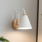 Brighten your home with this vintage-inspired wall lamp's soft, focused illumination.