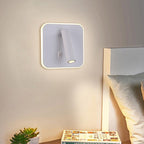 The ORLUNE HOME LED Wall Light emits a warm, gentle bedside glow for relaxation.