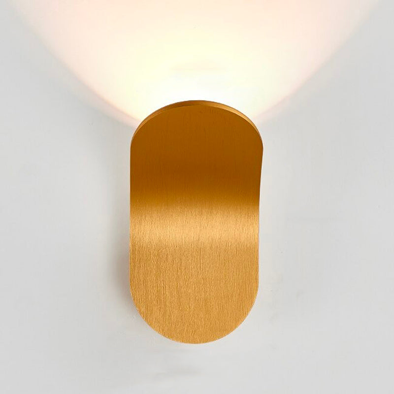 Soft white LED light gently glows upward, creating subtle accent illumination above the fixture.