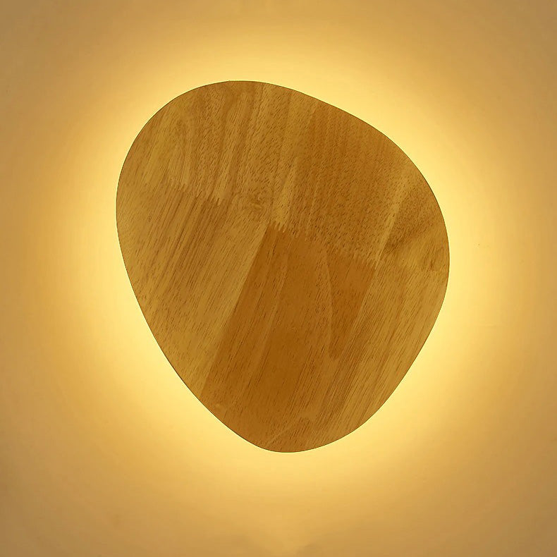 Soft, warm yellow lighting radiates gently from the fixture, creating a calming ambient glow.