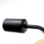Discover focused, stylish illumination with this industrial black wood wall sconce lighting.