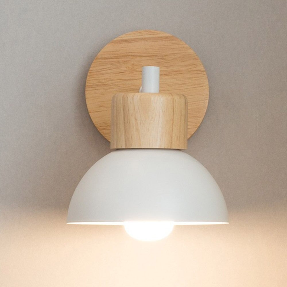 Soft accent lighting glows gently from the dome shade, creating cozy, inviting ambiance.
